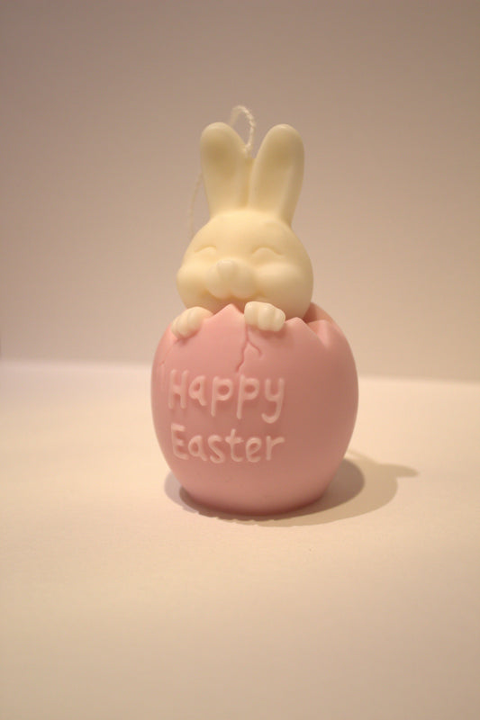 Happy Easter Bunny - Dekokerze aus 100% Sojawachs